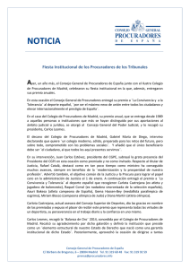 NOTICIA - Consejo General de Procuradores de España