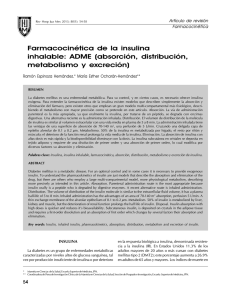 Farmacocinética de la insulina inhalable: ADME