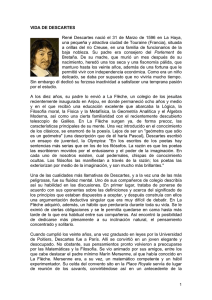 VIDA DE DESCARTES