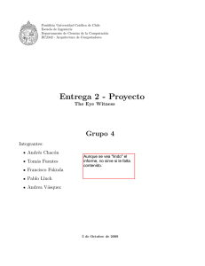 Entrega 2 - Proyecto - Pontificia Universidad Católica de Chile