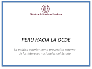 Presentación del Ministerio de RREE – OCDE