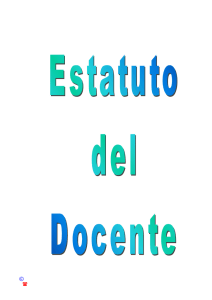 Estatuto del Docente - Ministerio de Educación de Corrientes