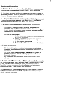 racionalismo continental). Por ello, se ha deﬁnido el racionalismo