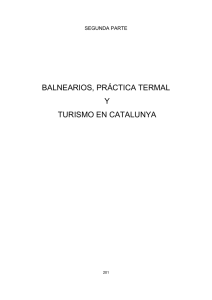 balnearios, práctica termal y turismo en catalunya