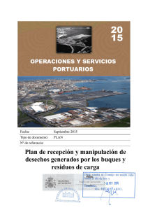 Plan de recepción - Puerto de Santander