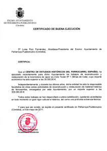 certificación - Centro de Estudios Históricos del Ferrocarril Español