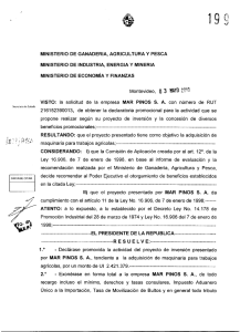 ministerio de ganaderia, agricultura y pesca ministerio de industria