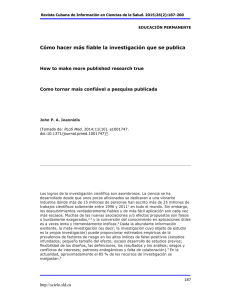 Cómo hacer más fiable la investigación que se publica