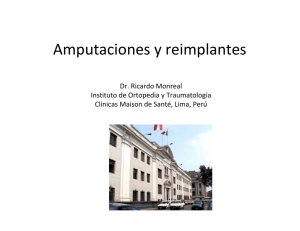 Amputaciones y reimplantes