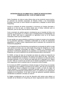 INTERVENCIÓN DE COLOMBIA EN EL COMITÉ DE