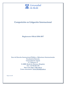 Competición en Litigación Internacional