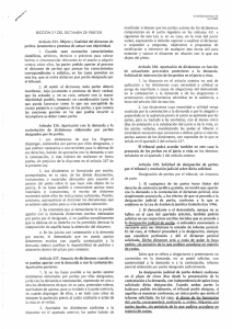 SECCIÓN 5.“` DEL DICTAMEN DE PERITOS Articulo 335. Objeto y