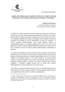 ¿Quién está obligado a emitir factura en la prestación de servicios a