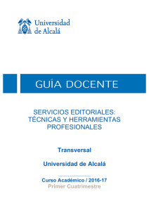 servicios editoriales: técnicas y herramientas profesionales