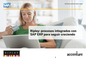 Ripley: procesos integrados con SAP ERP para seguir