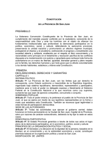 PREÁMBULO PRIMERA DECLARACIONES, DERECHOS Y