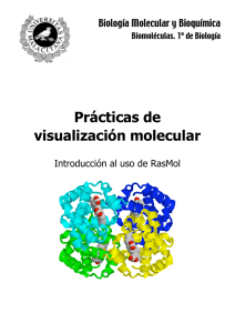 Prácticas de visualización molecular