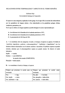 relaciones entre temporalidad y aspecto en el