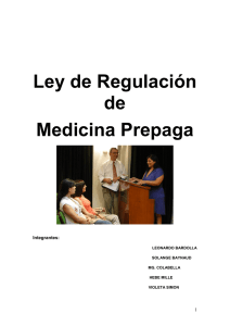 Ley de Regulación de Medicina Prepaga