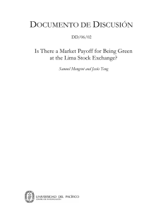 documento de discusión - Universidad del Pacífico