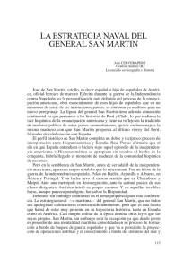 La estrategia naval del general San Martin