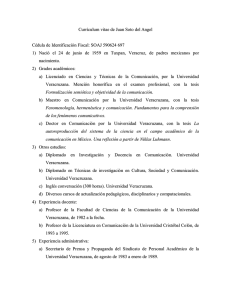 Currículum de Juan Soto del Angel