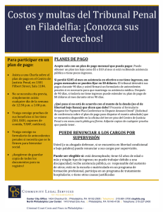 Costos y multas del Tribunal Penal en Filadelfia: ¡Conozca sus