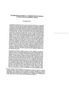 el derecho de acceso a la jurisdicciôn en méxico