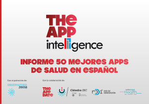 Informe 50 Mejores Apps de Salud en Español by The App Date