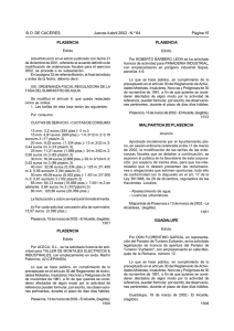 Modificación tarifas ordenanzas fiscales.