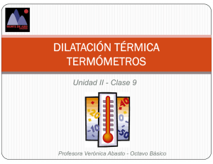 8° C9 - Dilatación y contracción - Termómetro