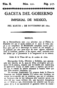 gaceta del gobierno - Memoria Política de México