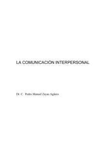 la comunicación interpersonal
