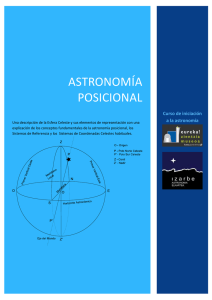 astronomía posicional - Eureka! Zientzia Museoa