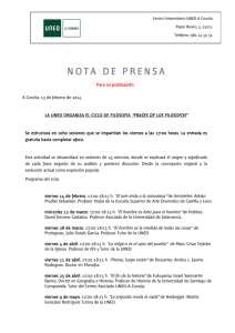 notadeprensa - UNED A Coruña