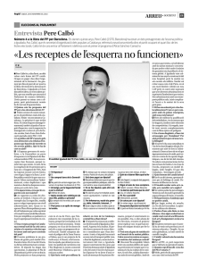 «Les receptes de l`esquerra no funcionen»