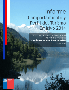 Informe Comportamiento y Perfil Turismo Emisivo 2014