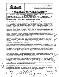 ACTA DE ENTREGA-RECEPCI N DE DOCUMENTOS