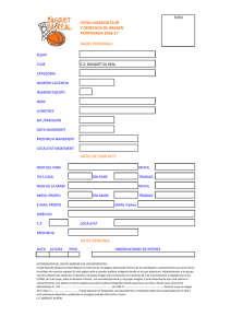 hoja de club jugador y autorizacion derechos de imagen
