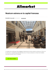 Nostrum estrena en la capital francesa - Noticias de