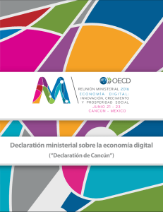 1. Declaración Ministerial sobre la economía digital