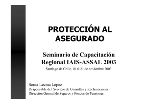 PROTECCIÓN AL ASEGURADO