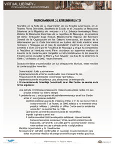 MEMORANDUM DE ENTENDIMIENTO