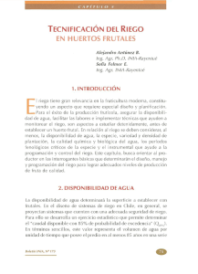 Page 1 TECNIFICACIÓN DEL RIEGO EN