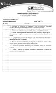 Colegio La Paz 1.1 Resolución de problemas que impliquen el uso