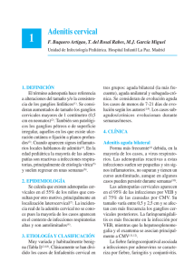Adenitis cervical - Asociación Española de Pediatría