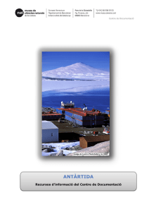 Guía de lectura: Antàrtida