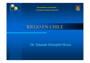 RIEGO EN CHILE