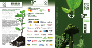 Programa 12º Congreso - Federación Española de la Recuperación