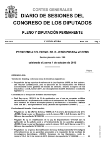 Diario de Sesiones de Pleno y Diputación Permanente